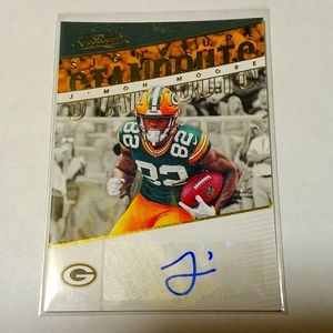 J'Mon Moore, Autograph Green Bay Packers Football #eshopchicago Auto Absolute